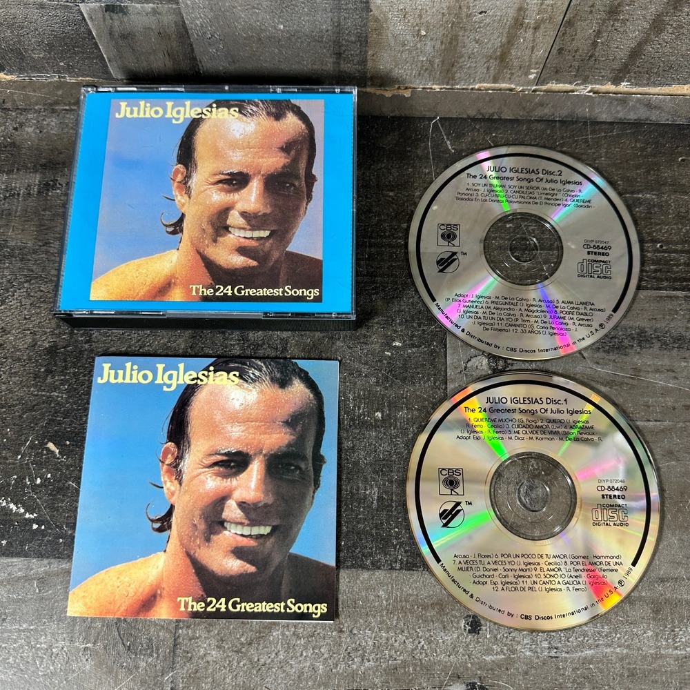 Julio Iglesias - The 24 Greatest Songs Of Julio Iglesias (2xCD) Tested